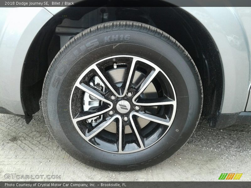 Billet / Black 2018 Dodge Journey SE