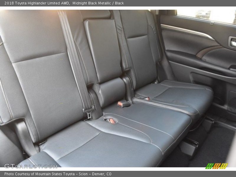 Midnight Black Metallic / Black 2018 Toyota Highlander Limited AWD