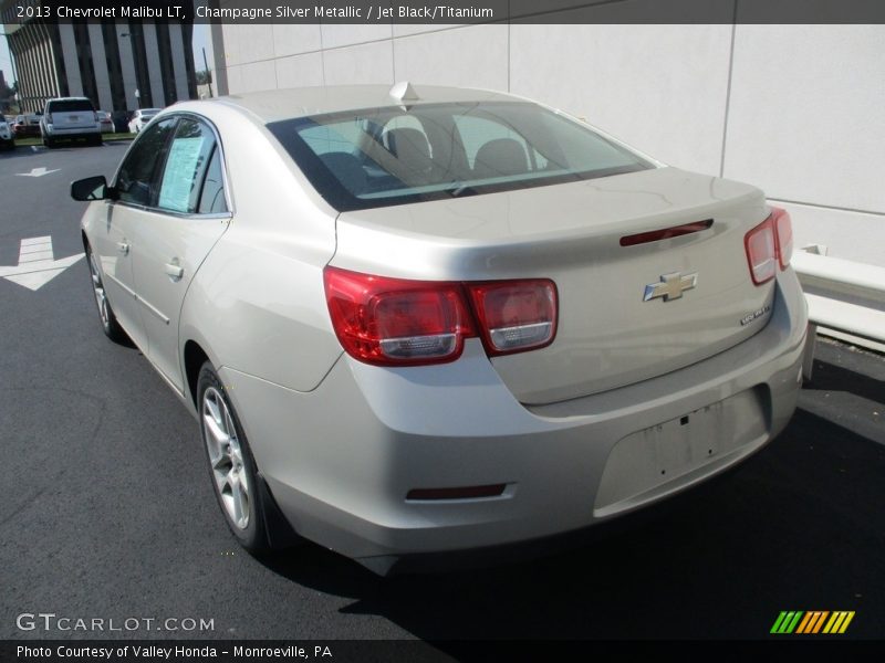 Champagne Silver Metallic / Jet Black/Titanium 2013 Chevrolet Malibu LT