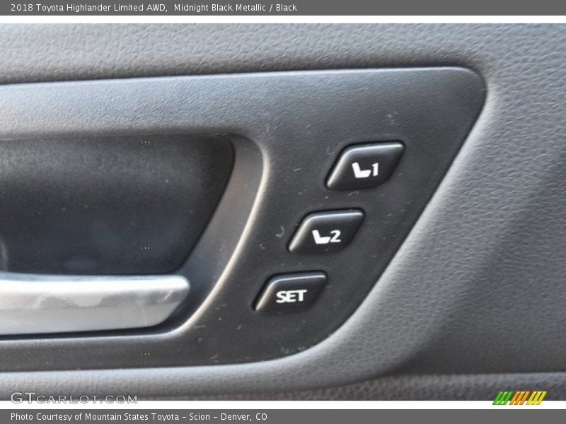 Midnight Black Metallic / Black 2018 Toyota Highlander Limited AWD