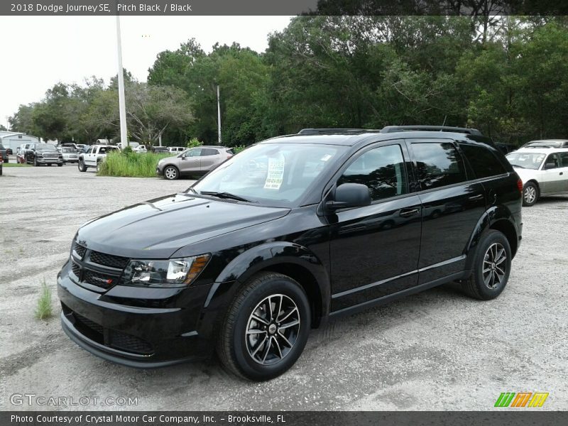 Pitch Black / Black 2018 Dodge Journey SE