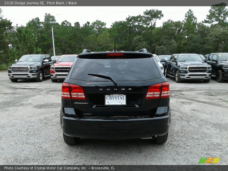 Pitch Black / Black 2018 Dodge Journey SE