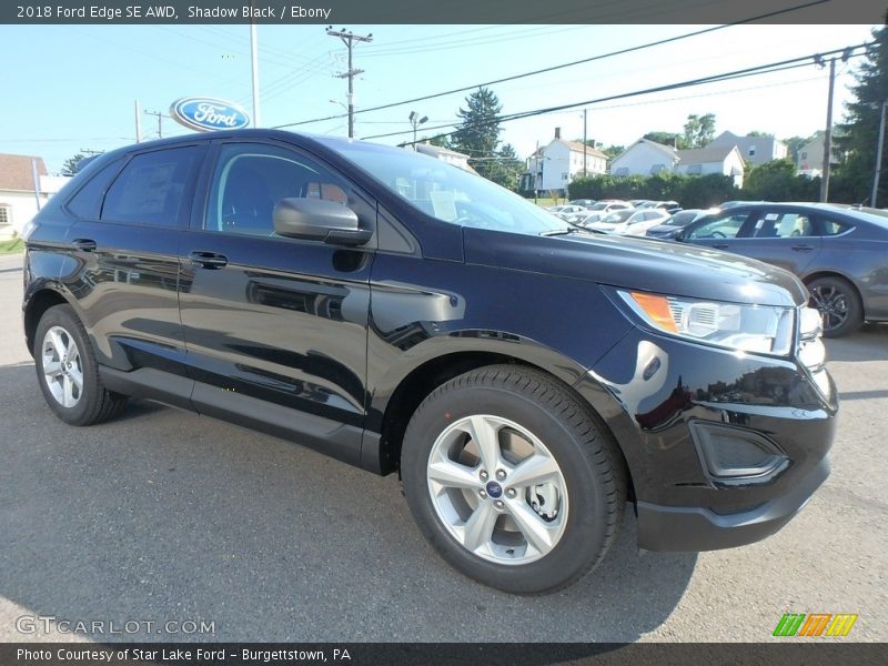 Shadow Black / Ebony 2018 Ford Edge SE AWD