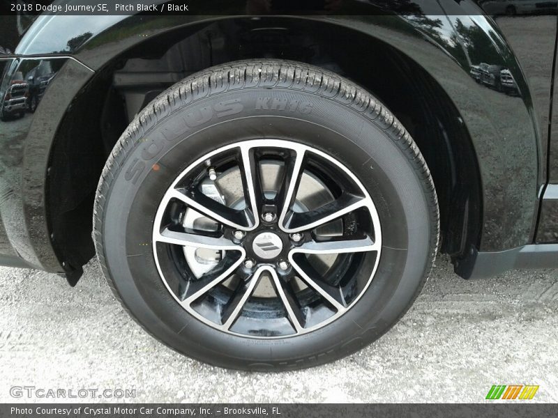 Pitch Black / Black 2018 Dodge Journey SE