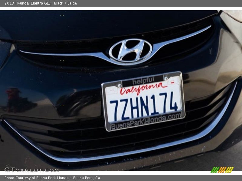 Black / Beige 2013 Hyundai Elantra GLS