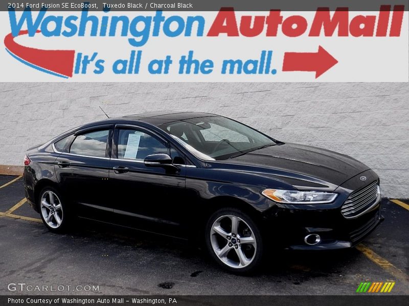 Tuxedo Black / Charcoal Black 2014 Ford Fusion SE EcoBoost