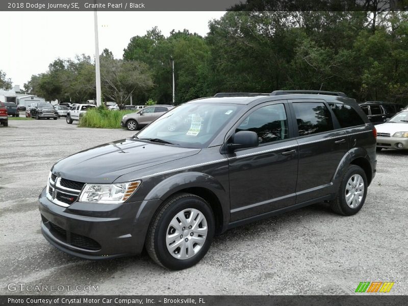 Granite Pearl / Black 2018 Dodge Journey SE