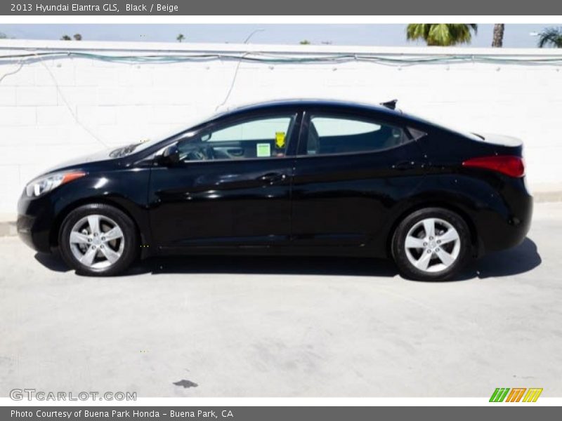 Black / Beige 2013 Hyundai Elantra GLS