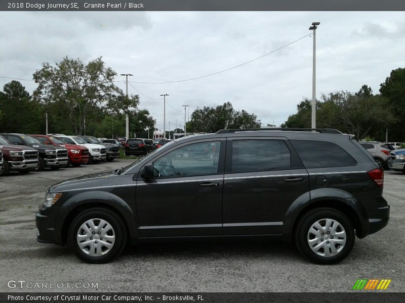 Granite Pearl / Black 2018 Dodge Journey SE