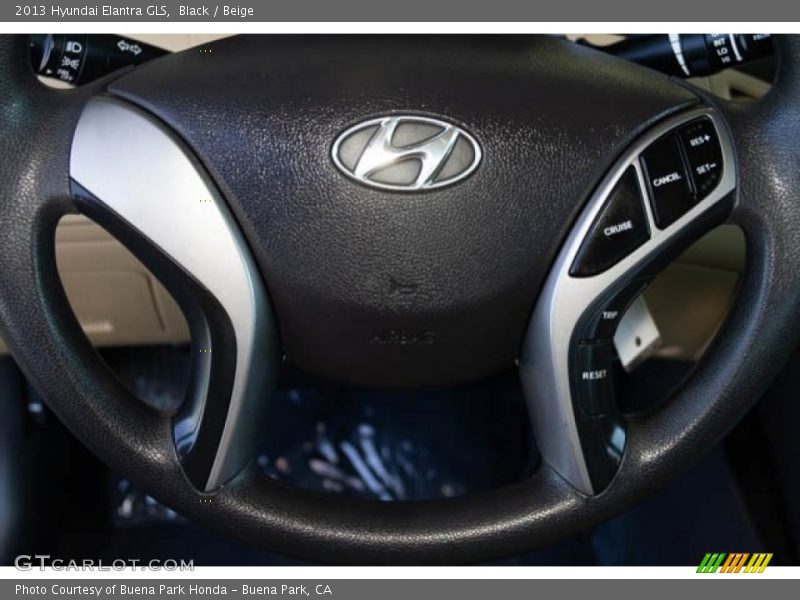 Black / Beige 2013 Hyundai Elantra GLS