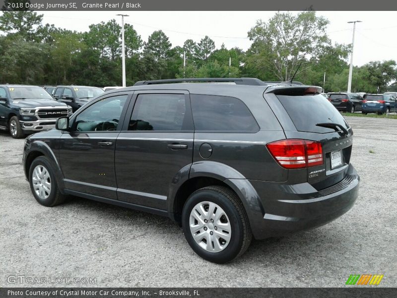 Granite Pearl / Black 2018 Dodge Journey SE