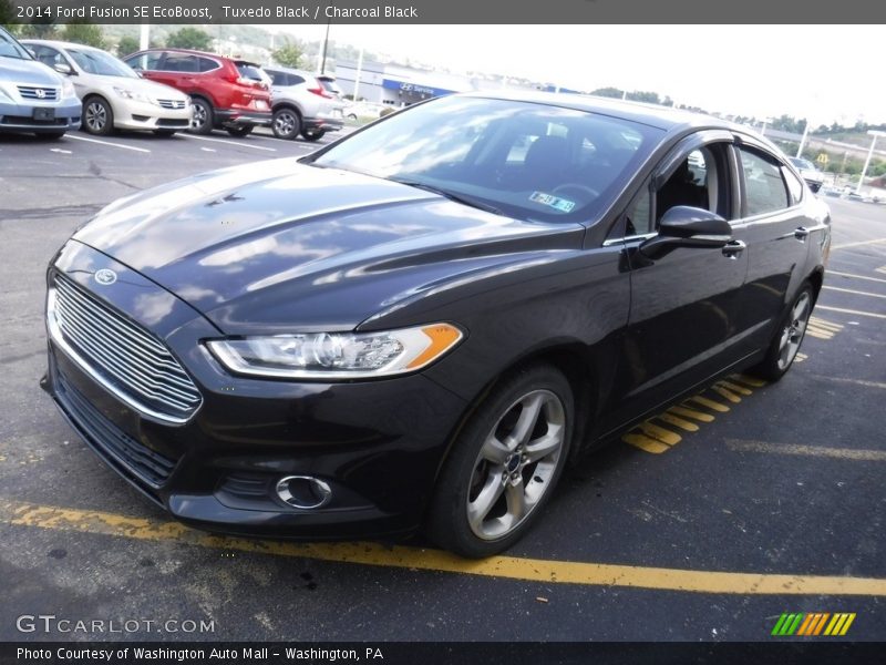 Tuxedo Black / Charcoal Black 2014 Ford Fusion SE EcoBoost