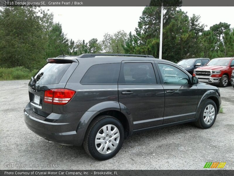 Granite Pearl / Black 2018 Dodge Journey SE