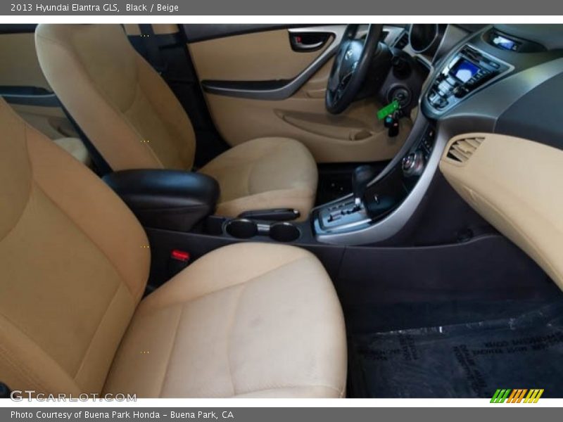 Black / Beige 2013 Hyundai Elantra GLS