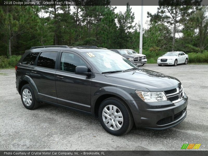 Granite Pearl / Black 2018 Dodge Journey SE