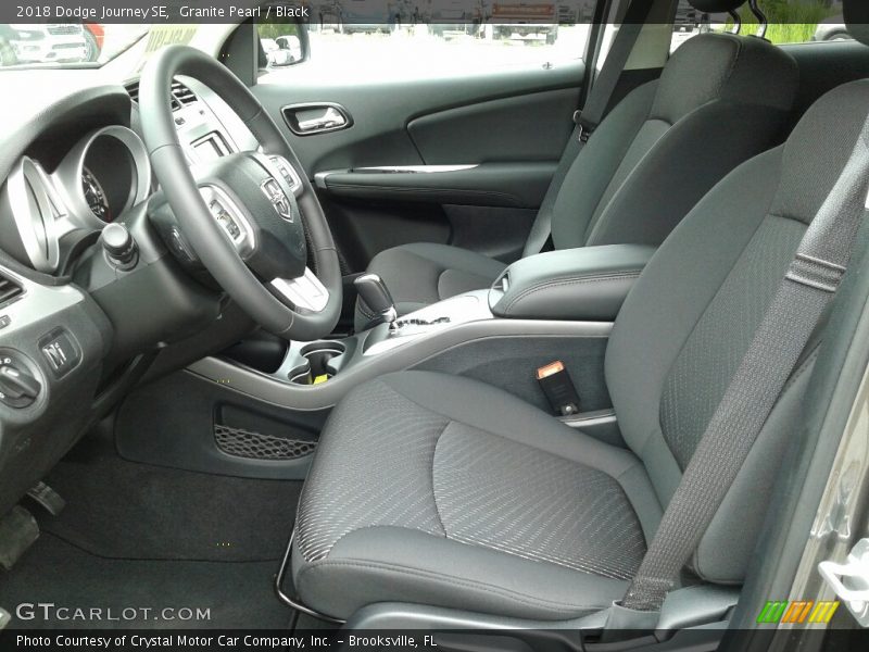 Granite Pearl / Black 2018 Dodge Journey SE
