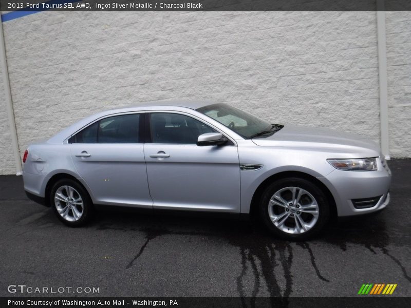 Ingot Silver Metallic / Charcoal Black 2013 Ford Taurus SEL AWD