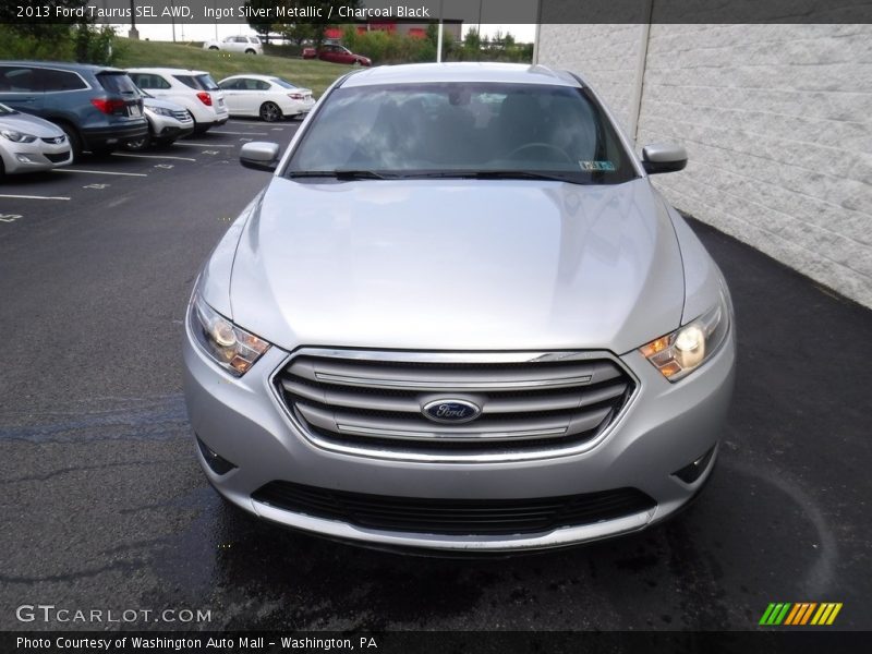 Ingot Silver Metallic / Charcoal Black 2013 Ford Taurus SEL AWD