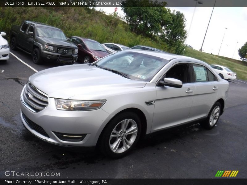 Ingot Silver Metallic / Charcoal Black 2013 Ford Taurus SEL AWD