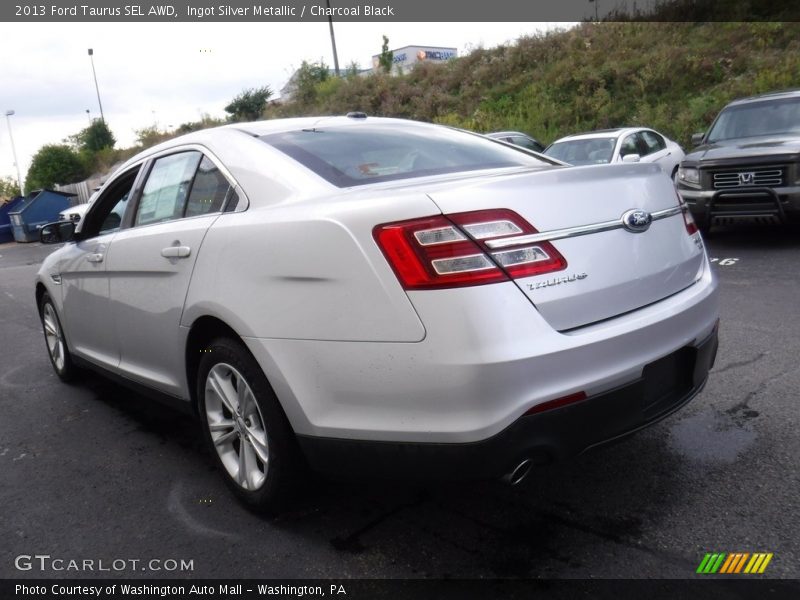 Ingot Silver Metallic / Charcoal Black 2013 Ford Taurus SEL AWD