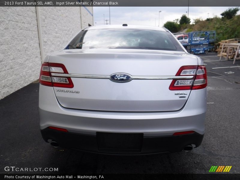 Ingot Silver Metallic / Charcoal Black 2013 Ford Taurus SEL AWD