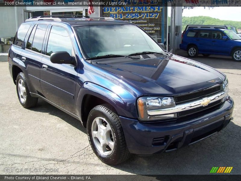 Imperial Blue Metallic / Light Gray 2008 Chevrolet TrailBlazer LS 4x4