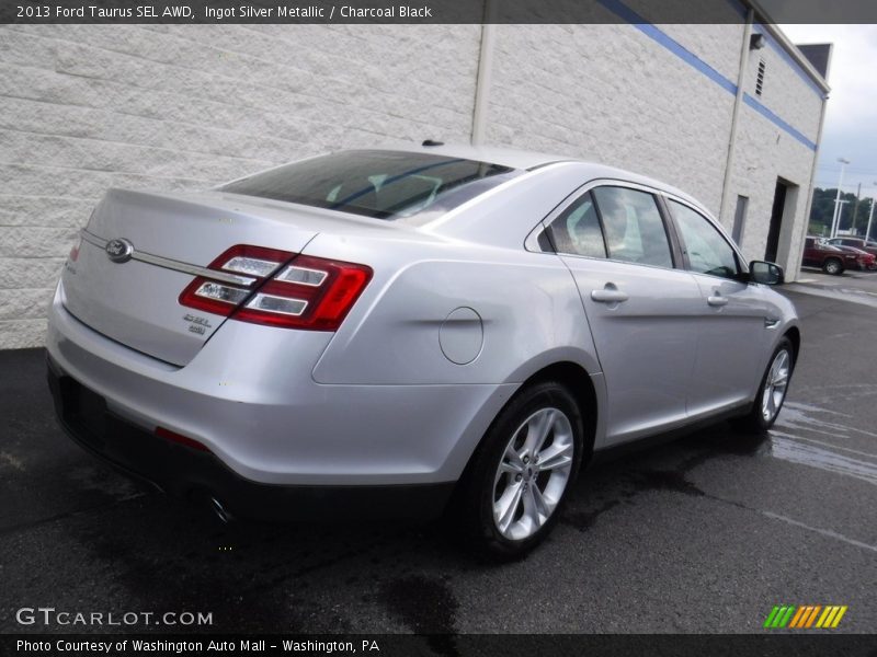 Ingot Silver Metallic / Charcoal Black 2013 Ford Taurus SEL AWD