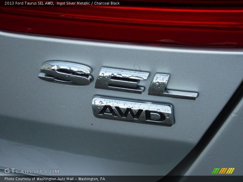 Ingot Silver Metallic / Charcoal Black 2013 Ford Taurus SEL AWD