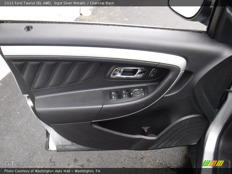 Ingot Silver Metallic / Charcoal Black 2013 Ford Taurus SEL AWD