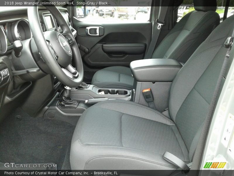 Sting-Gray / Black 2018 Jeep Wrangler Unlimited Sport 4x4