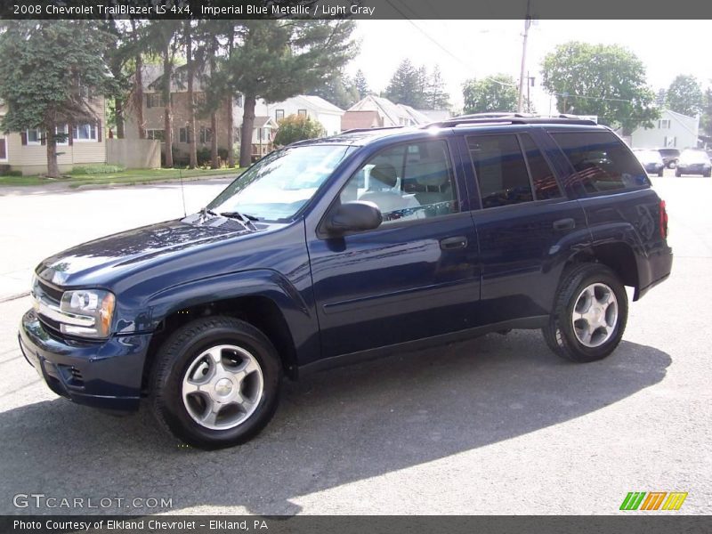Imperial Blue Metallic / Light Gray 2008 Chevrolet TrailBlazer LS 4x4