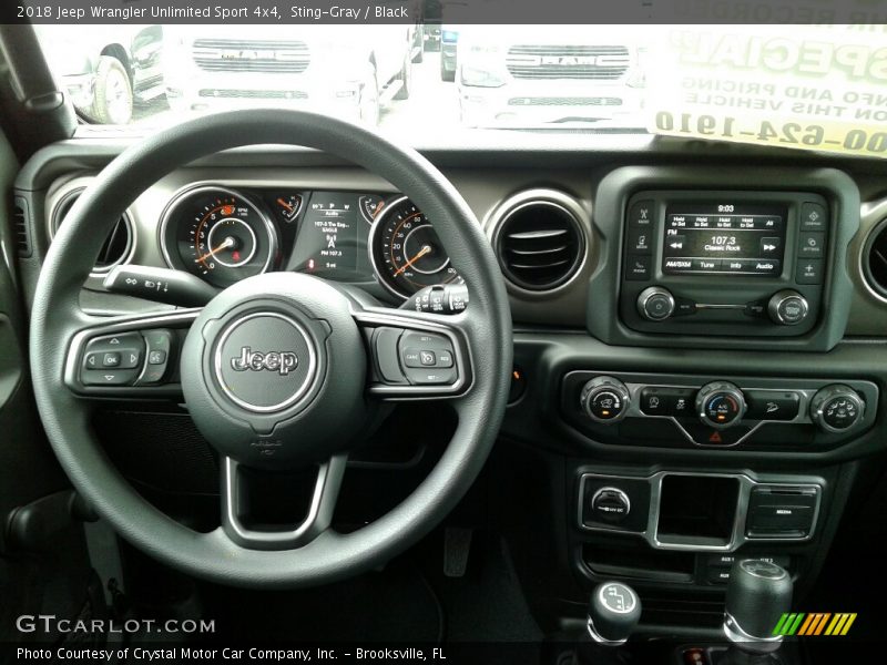 Sting-Gray / Black 2018 Jeep Wrangler Unlimited Sport 4x4