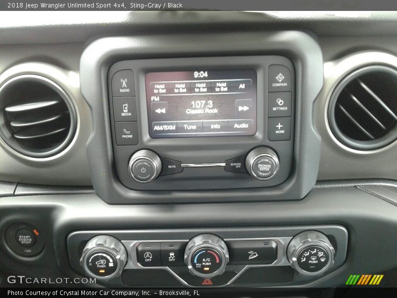 Sting-Gray / Black 2018 Jeep Wrangler Unlimited Sport 4x4