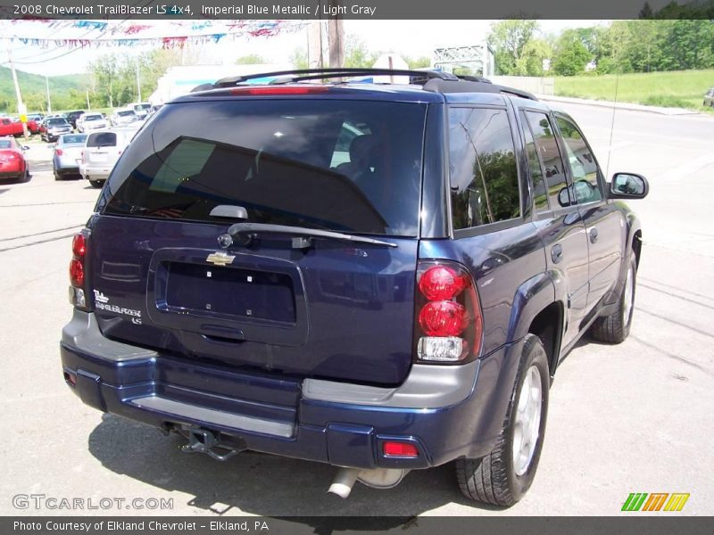 Imperial Blue Metallic / Light Gray 2008 Chevrolet TrailBlazer LS 4x4