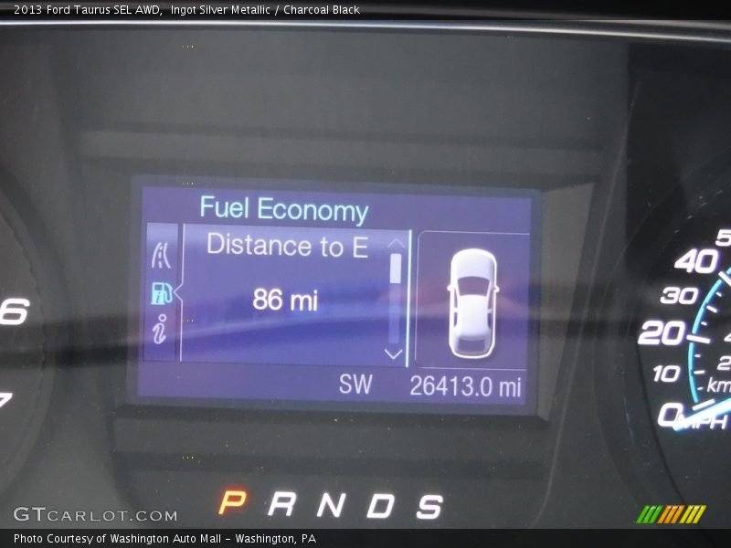 Ingot Silver Metallic / Charcoal Black 2013 Ford Taurus SEL AWD