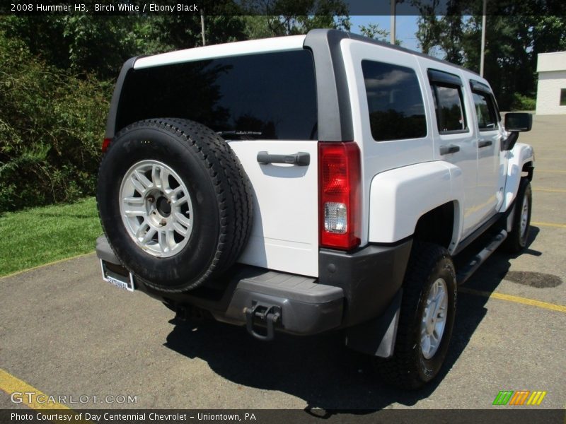 Birch White / Ebony Black 2008 Hummer H3