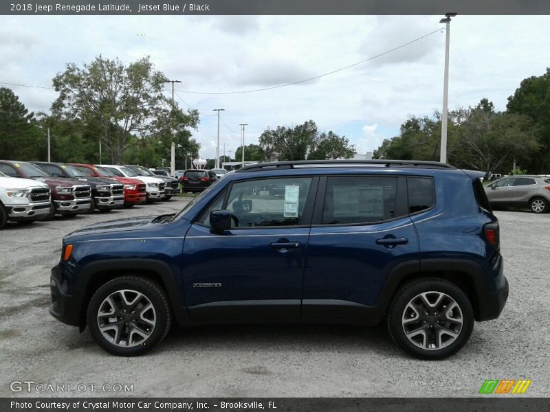 Jetset Blue / Black 2018 Jeep Renegade Latitude