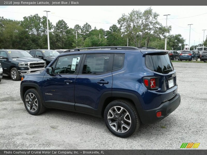 Jetset Blue / Black 2018 Jeep Renegade Latitude