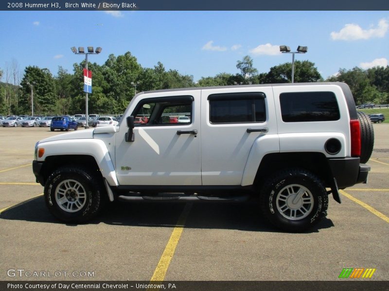 Birch White / Ebony Black 2008 Hummer H3