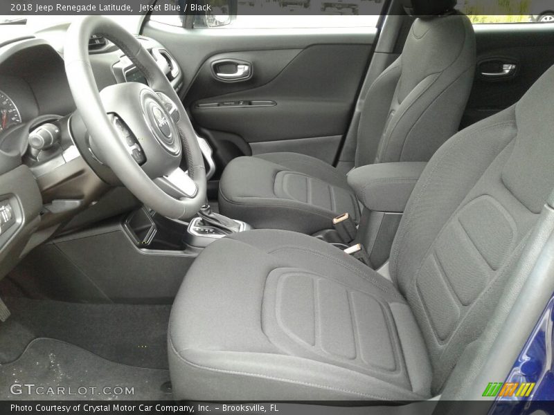 Jetset Blue / Black 2018 Jeep Renegade Latitude