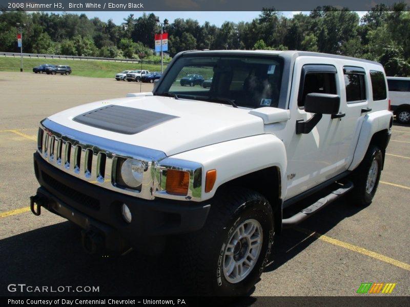 Birch White / Ebony Black 2008 Hummer H3