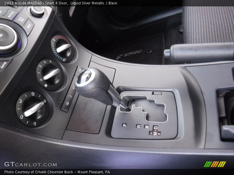 Liquid Silver Metallic / Black 2013 Mazda MAZDA3 i Sport 4 Door