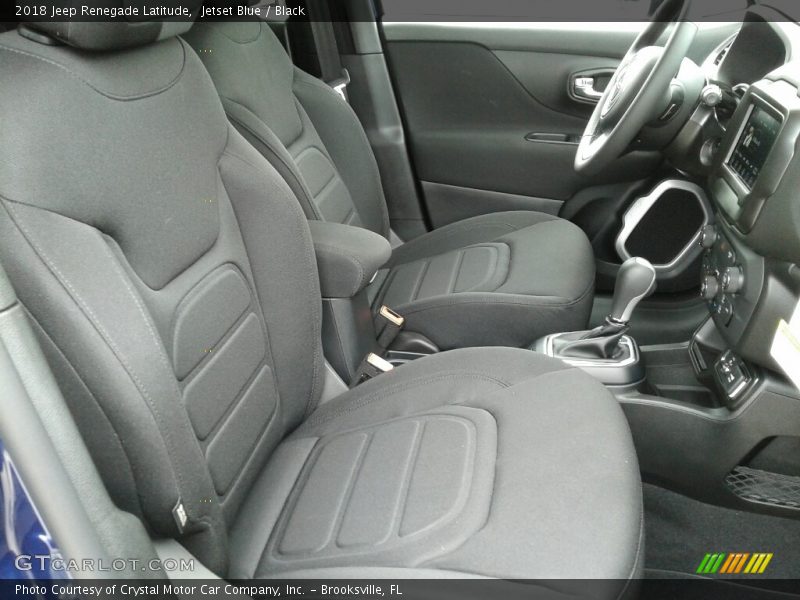 Jetset Blue / Black 2018 Jeep Renegade Latitude