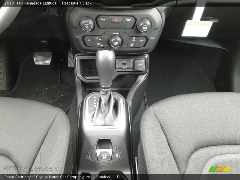 Jetset Blue / Black 2018 Jeep Renegade Latitude