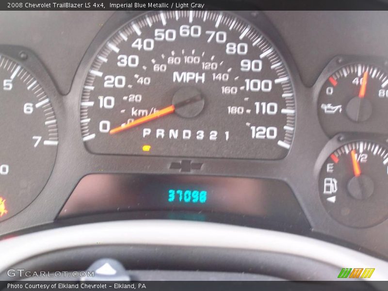 Imperial Blue Metallic / Light Gray 2008 Chevrolet TrailBlazer LS 4x4