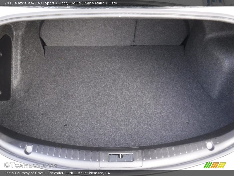 Liquid Silver Metallic / Black 2013 Mazda MAZDA3 i Sport 4 Door