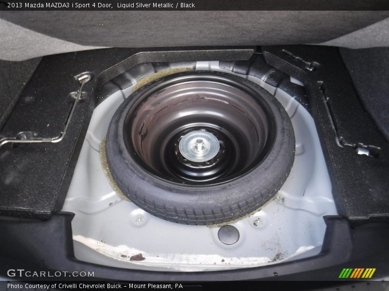 Liquid Silver Metallic / Black 2013 Mazda MAZDA3 i Sport 4 Door