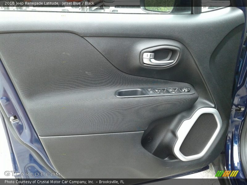 Jetset Blue / Black 2018 Jeep Renegade Latitude