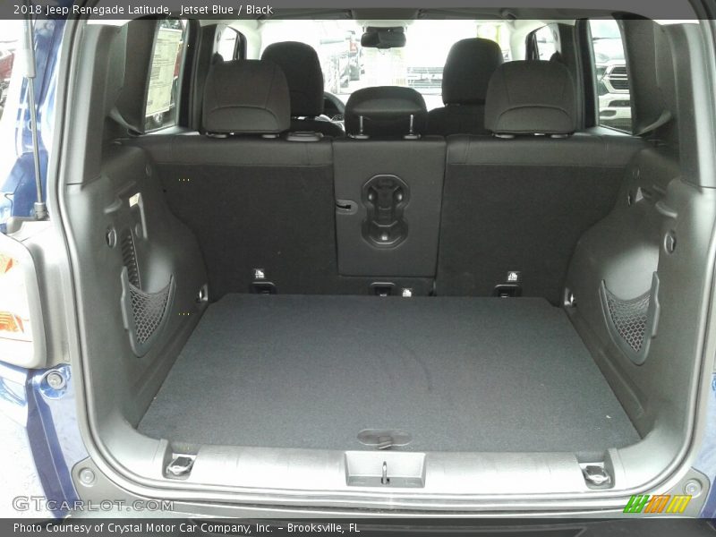 Jetset Blue / Black 2018 Jeep Renegade Latitude