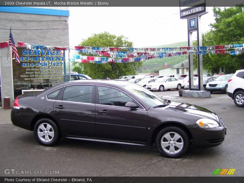 Mocha Bronze Metallic / Ebony 2009 Chevrolet Impala LT